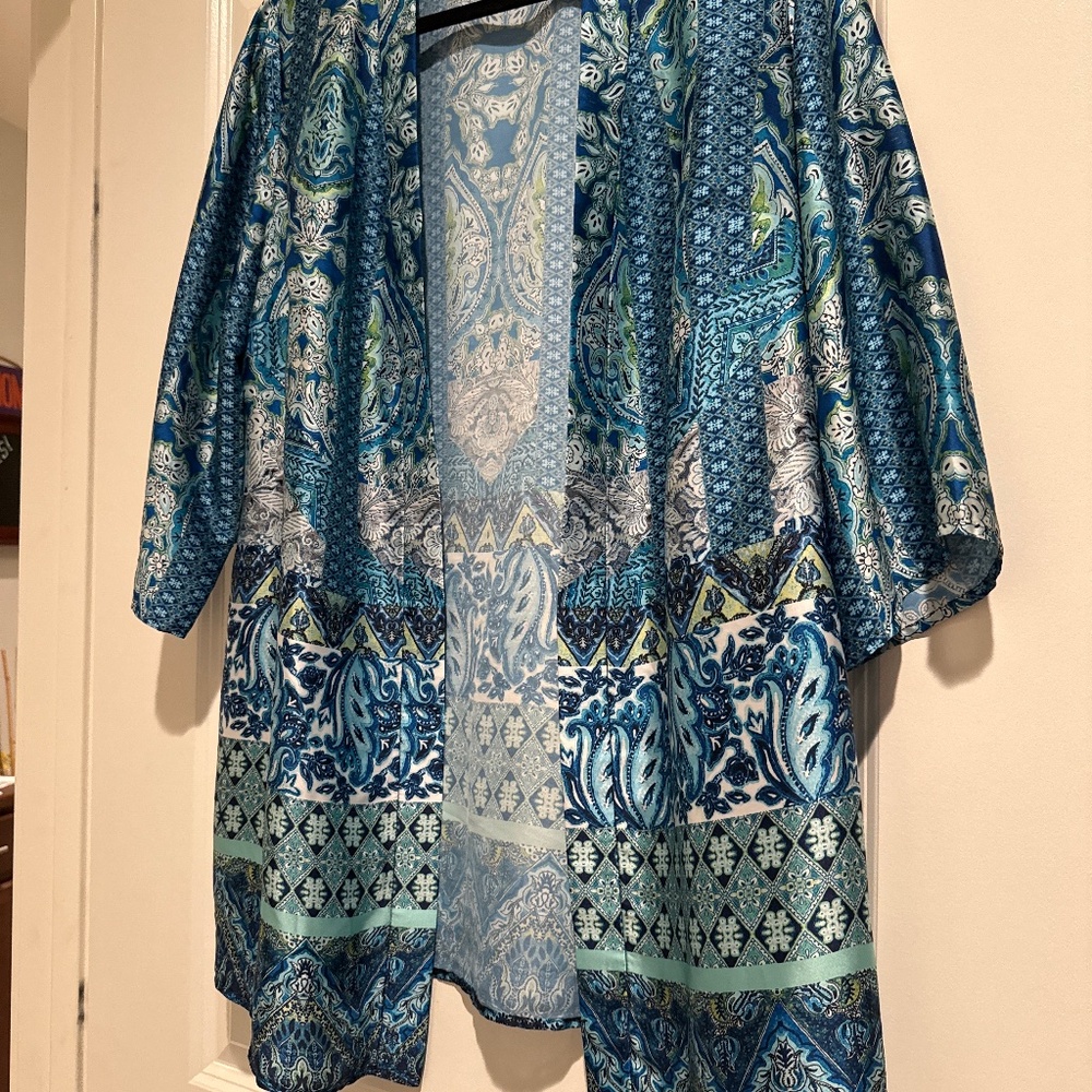 Open Front lightweight kimono top